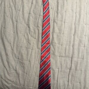 Versace Red and Blue Striped Tie